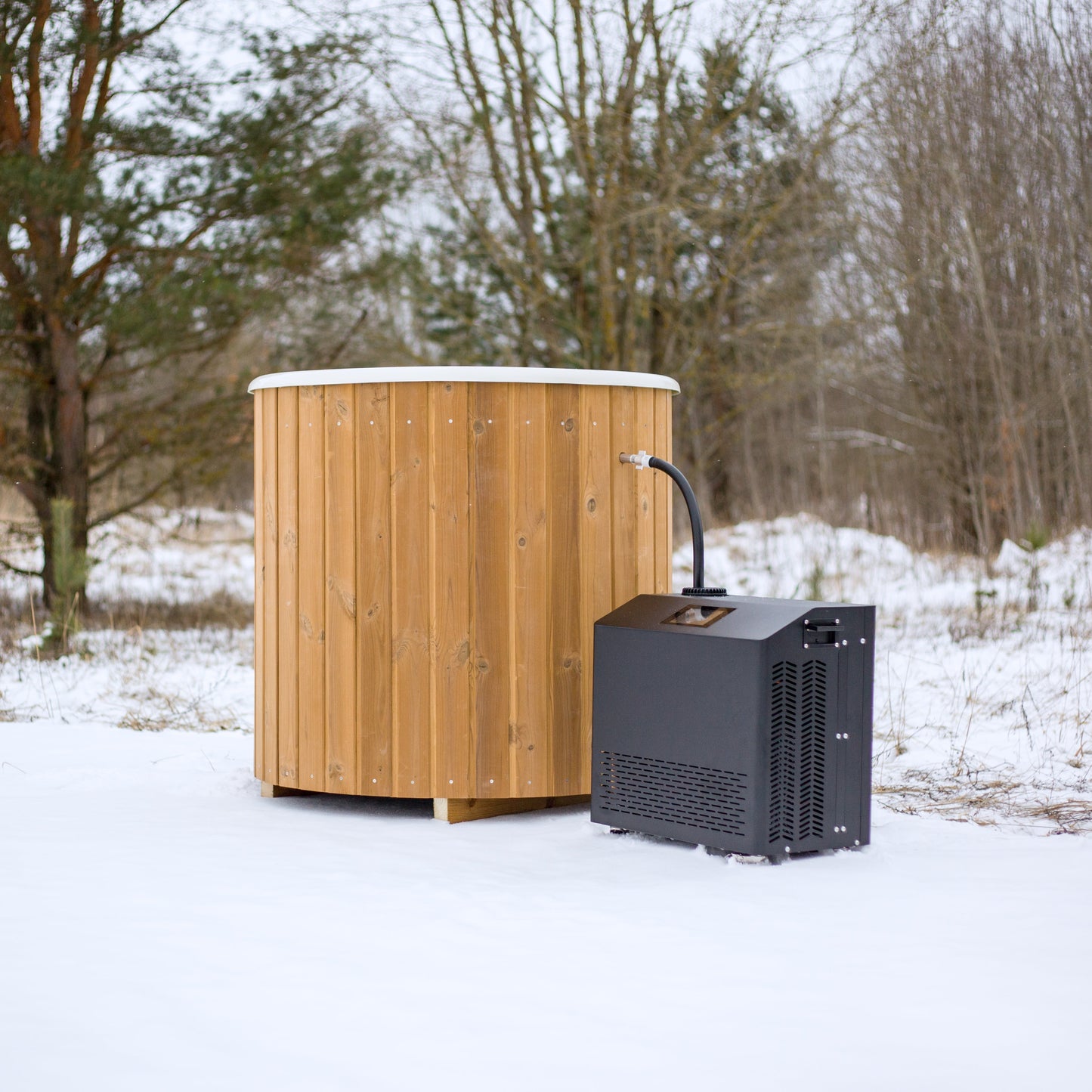 Fiberglass Cold Plunge Tub — 1 Person