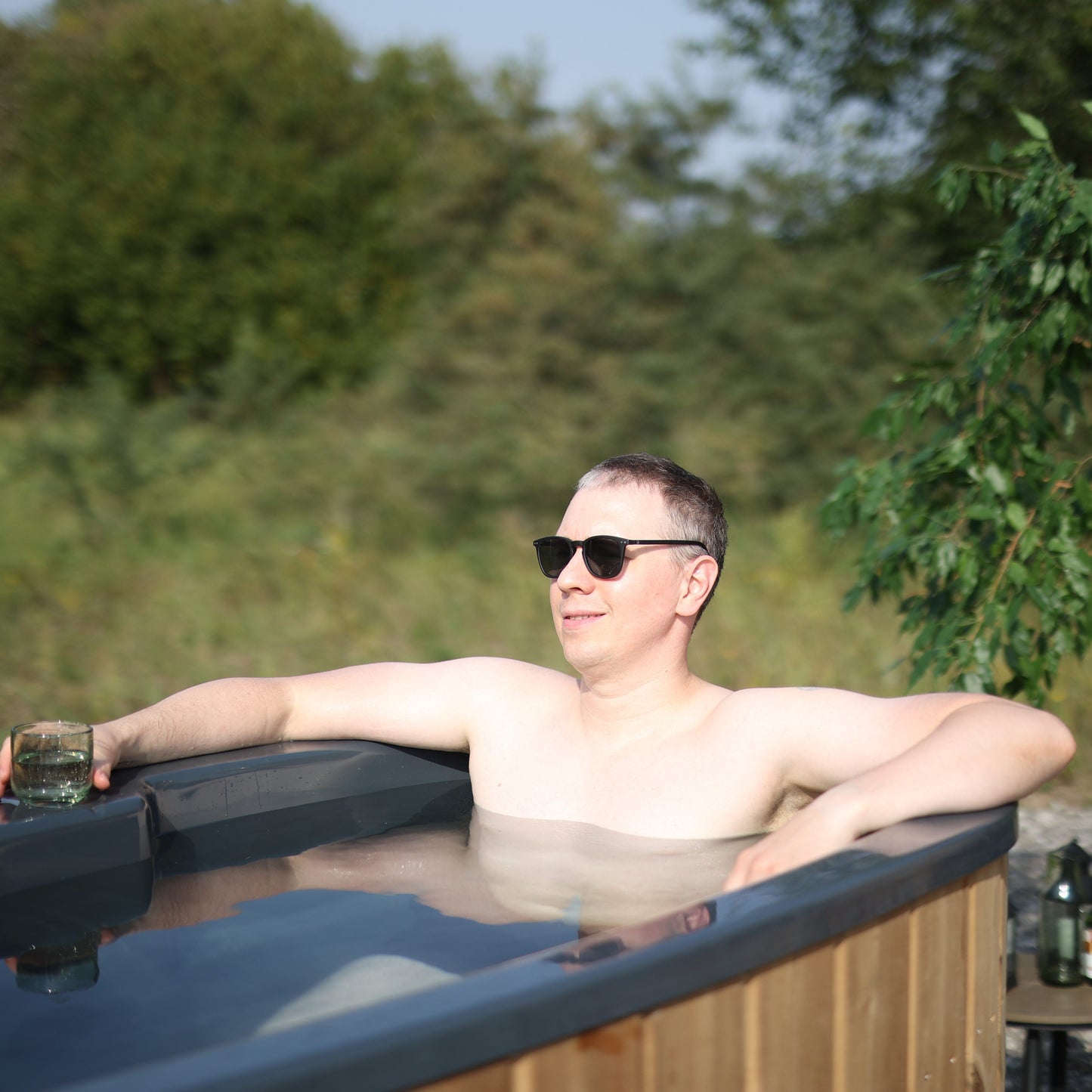 Fiberglass Cold Plunge Tub — 2 Person
