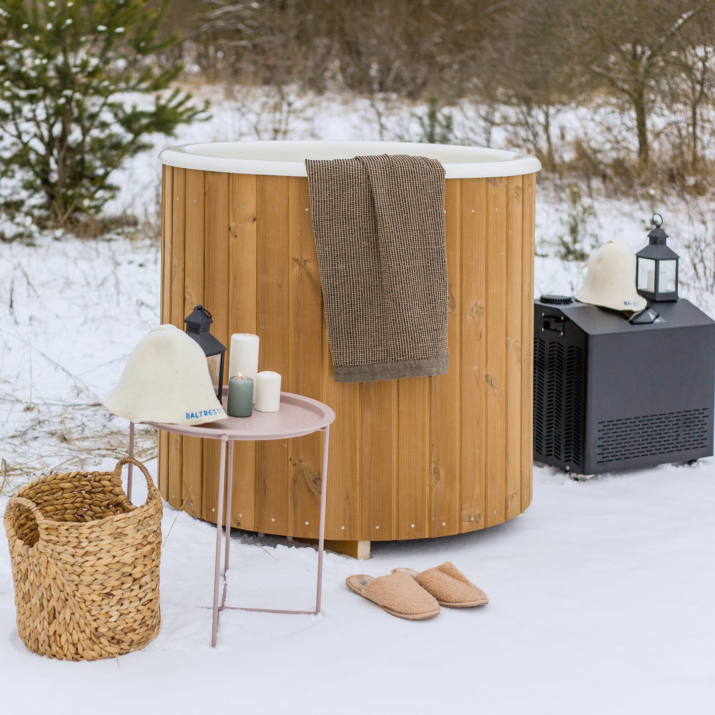 Fiberglass Cold Plunge Tub — 1 Person